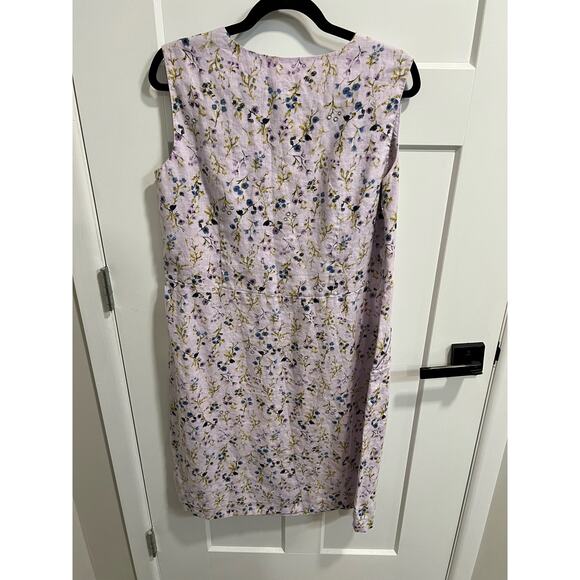 J.Jill Linen Dress | Womens Floral Boho Cottagecore Sleeveless Dress |‎ Size 1X - Picture 5 of 9